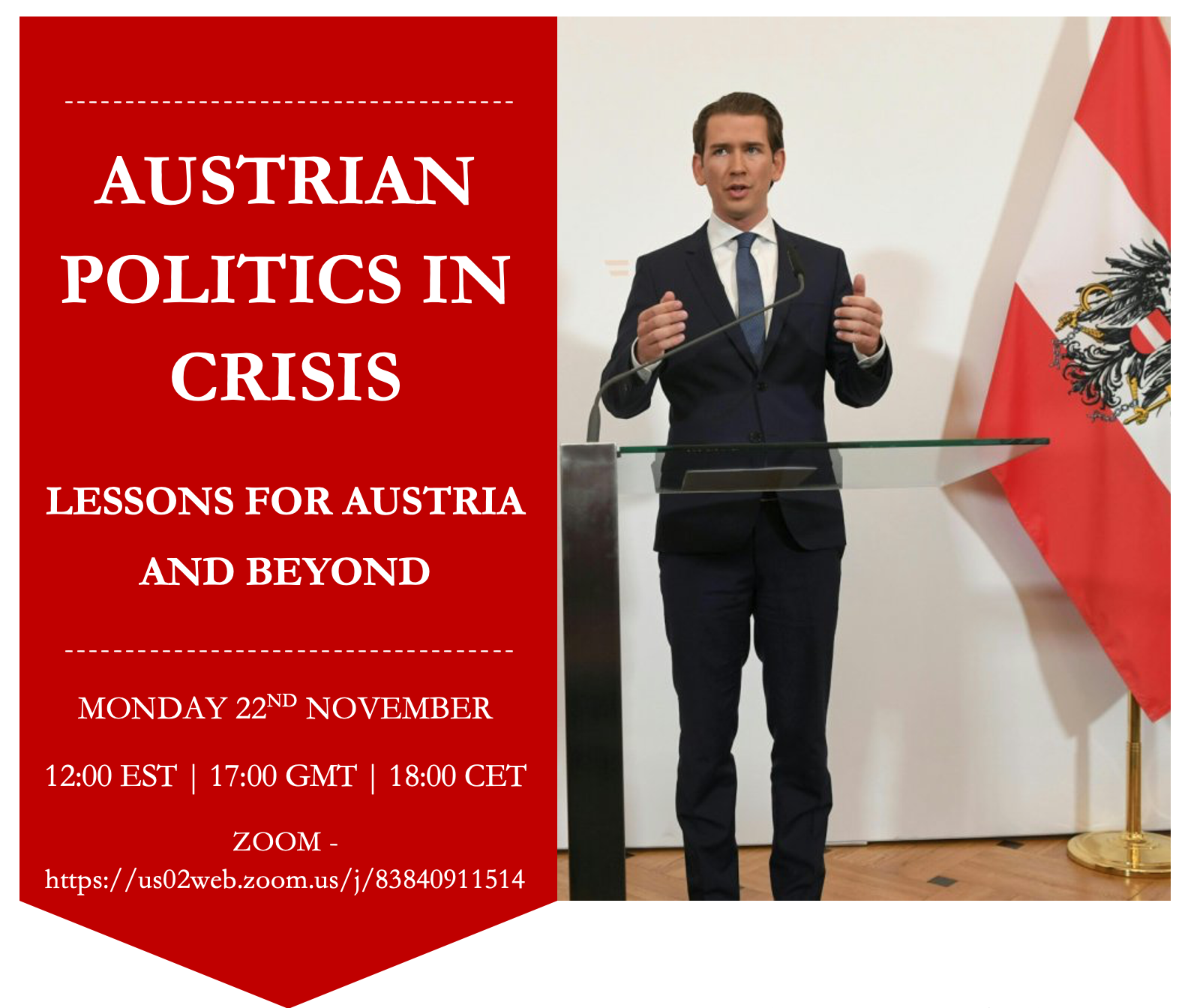 Featured image for the post: IASGP Event – Austrian Politics in Crisis