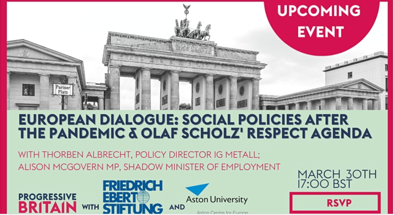Featured image for the post: Event – Social Policies after the Pandemic and Olaf Scholz’ Respect Agenda